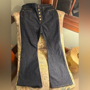 Women's J. Crew Button Fly Jeans - Size 28 - like new and so cute on